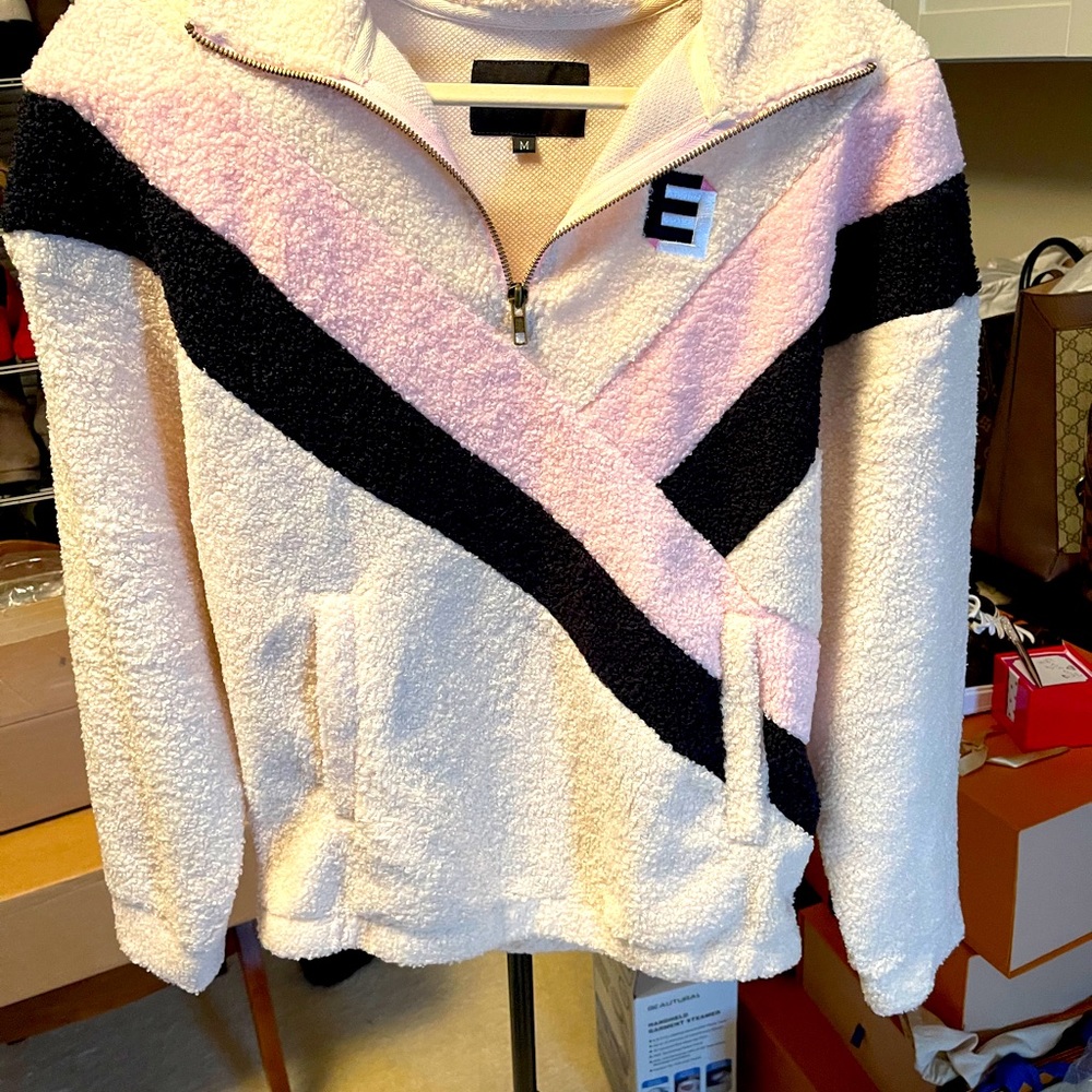 EllandEmm super soft quarter zip